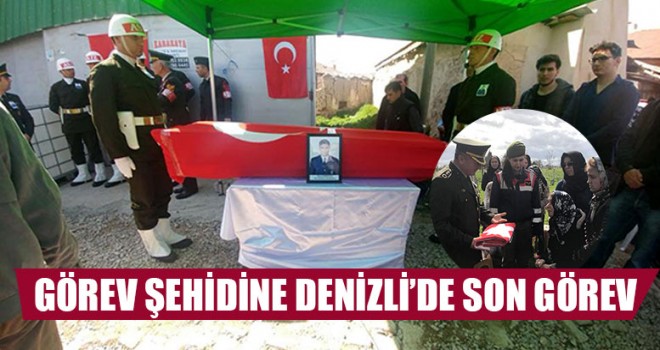 Görev Şehidine Denizli’de Son Görev