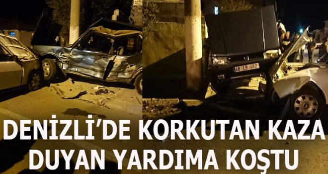 Hatalı çıkış yaptı başka araçla çarpıştı