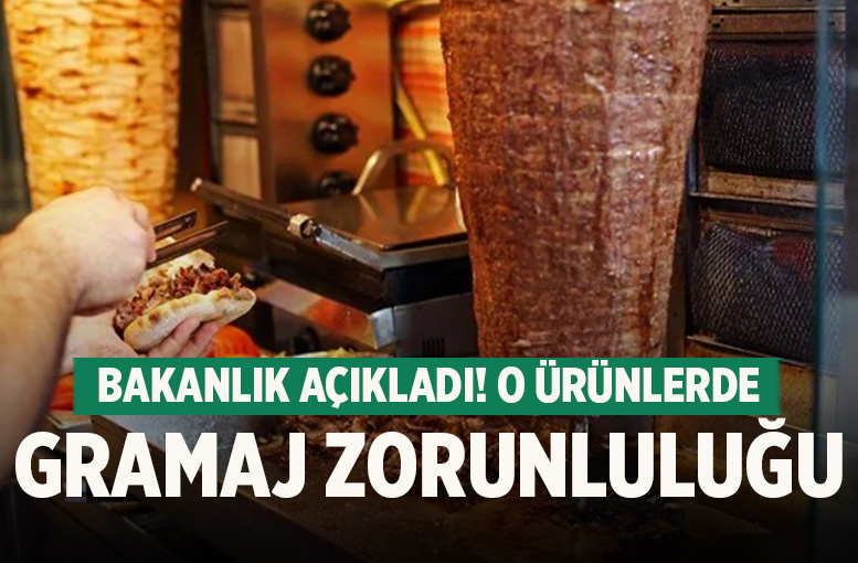 Bakanlık paylaştı! 3 üründe gramaj zorunluluğu uyarısı