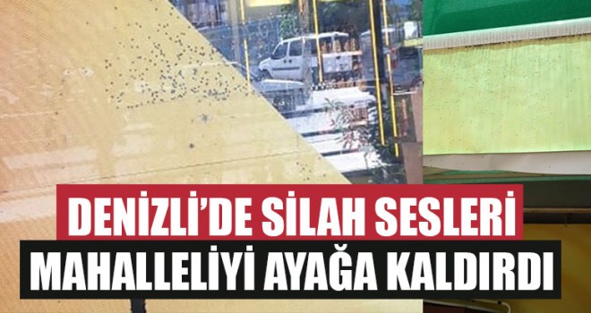 Denizli’de Silah Sesleri Mahalleliyi Ayağa Kaldırdı