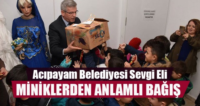 Miniklerden Anlamlı Bağış