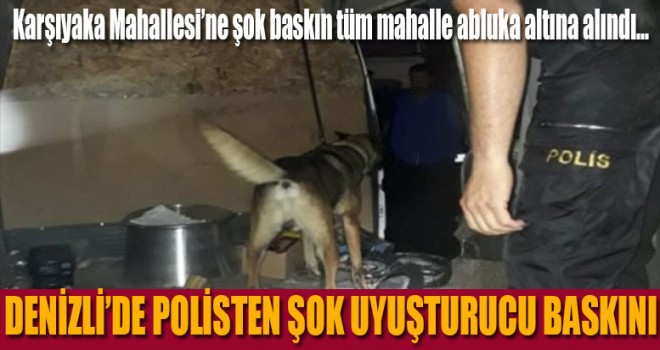 Denizli'de polisten filmleri aratmayacak operasyon