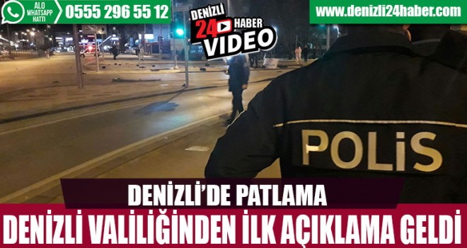 Denizli Valiliğinden ilk resmi açıklama geldi