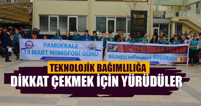 Teknolojik Bağımlılığa Dikkat Çekmek İçin Yürüdüler