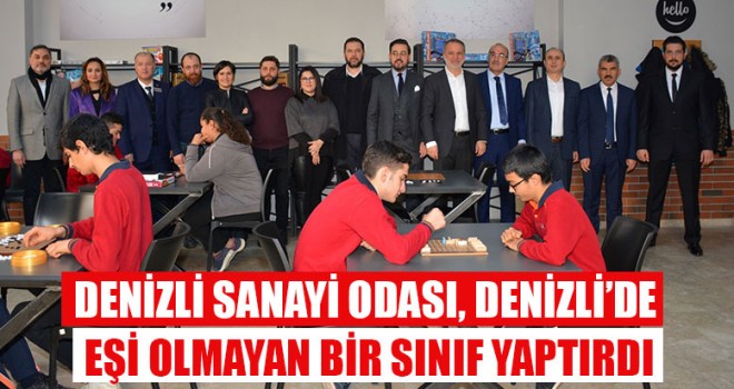 Denizli Sanayi Odası, Akıl Oyunları Sınıfı yaptırdı