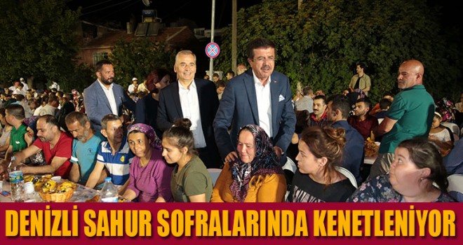 Denizli Sümer Mahallesi’nde sahur programı