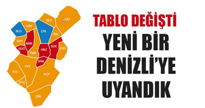 Tablo Değişti Yeni Bir Denizli’ye Uyandık