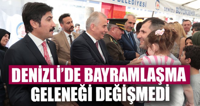 Denizli Çınar'da bayramlaşma
