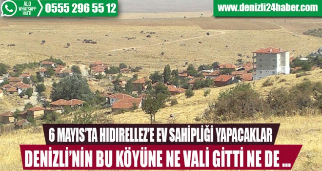 Denizli'nin bu köyüne Vali hiç gitmemiş