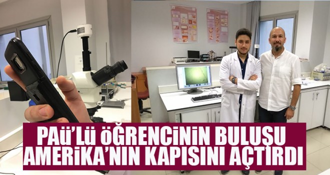 PAÜ’lü Öğrencinin Buluşu Amerika’nın Kapısını Açtırdı