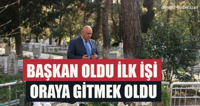 Başkan Oldu İlk İşi Oraya Gitmek Oldu