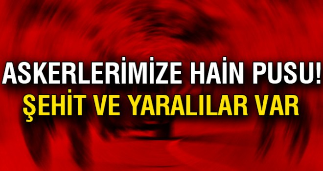 Bingöl'de hain pusu: 1 şehit, 3 yaralı