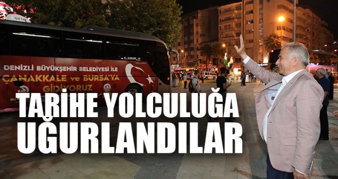 Tarihe Yolculuğa Uğurlandılar