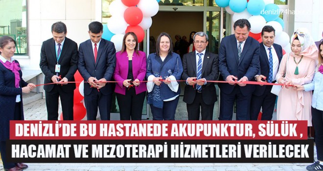 Tavas Devlet Hastanesinde Akupunktur, Sülük, Hacamat, Mezoterapi Hizmetleri
