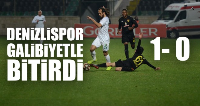 Denizlispor Galibiyetle Bitirdi 1-0
