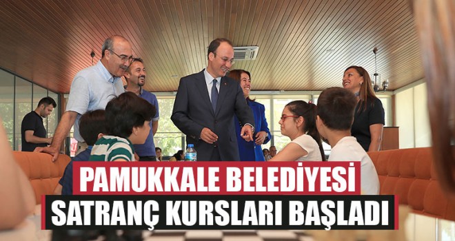 Pamukkale Belediyesi Satranç Kursları Başladı