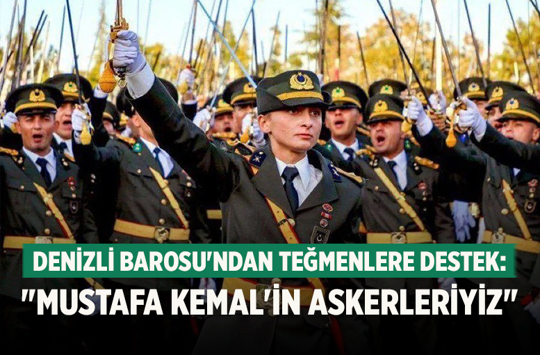 Denizli Barosu'ndan Teğmenlere Destek