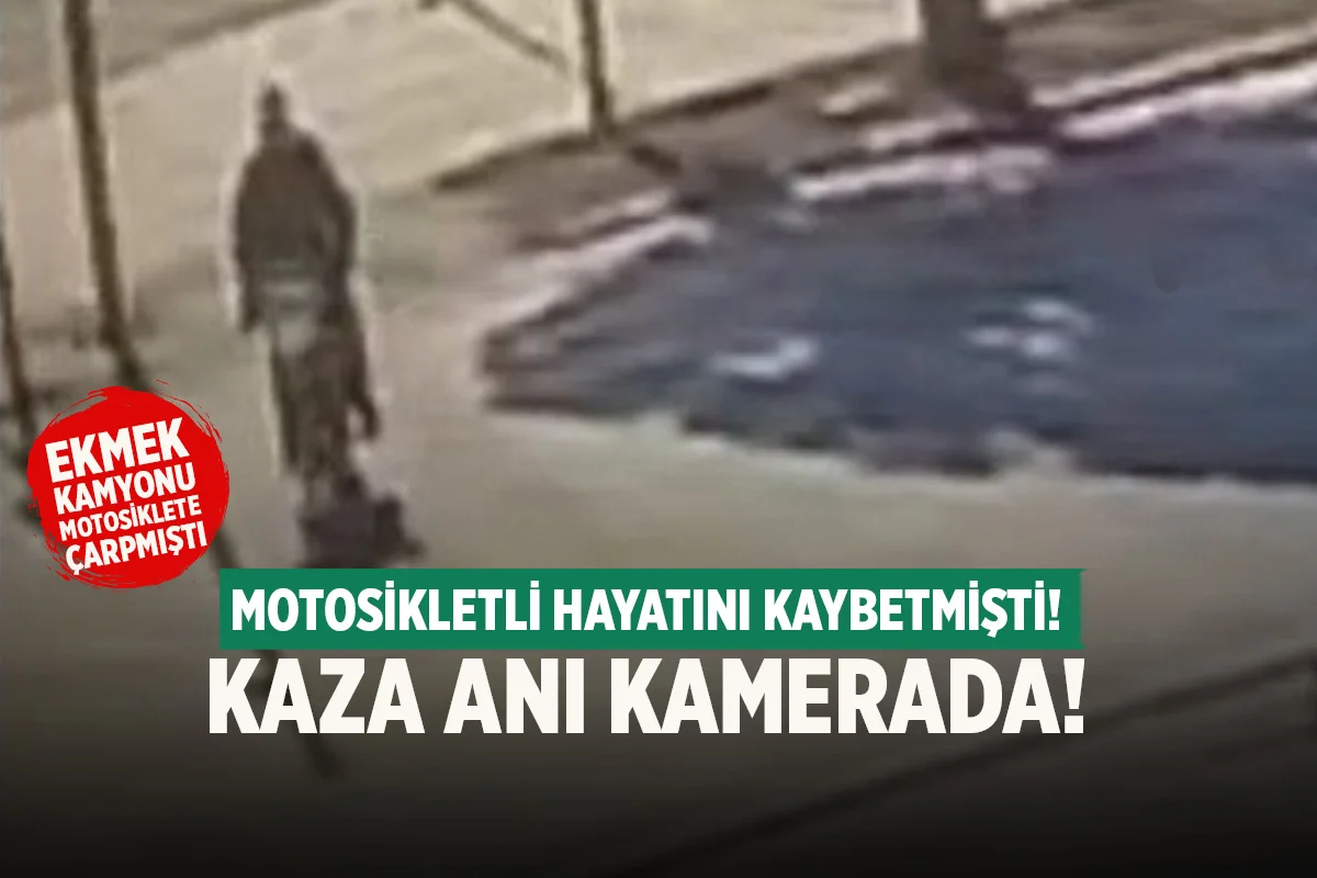 Denizli’de Feci Kaza Kamerada; Motosikletli Hayatını Kaybetti