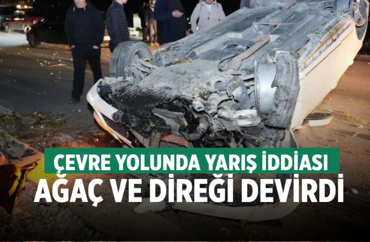 Denizli’de Lüks Otomobil Takla Attı: Yarış İddiası