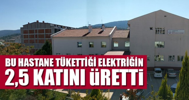 Kale Devlet Hastanesi Elektrik üretiyor