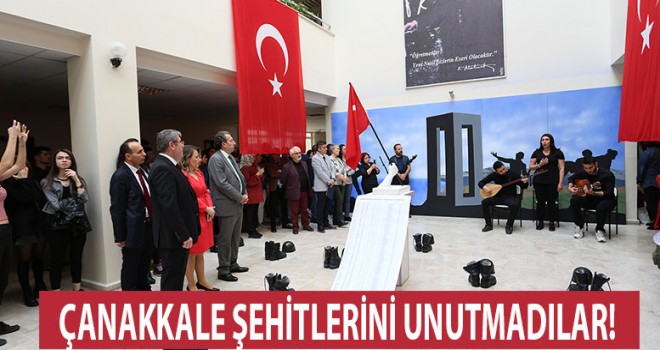 Çanakkale Şehitleri unutulmadı!