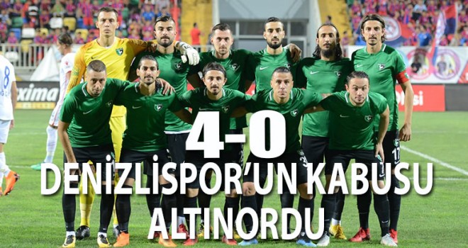 Denizlispor Ege gazisi 4-0