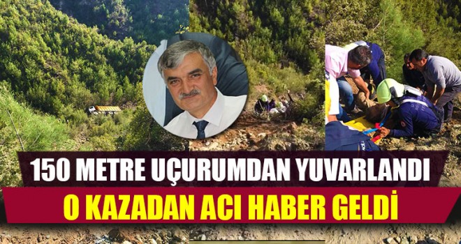 O Kazadan Acı Haber Geldi