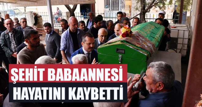 Şehit Babaannesi Hayatını Kaybetti