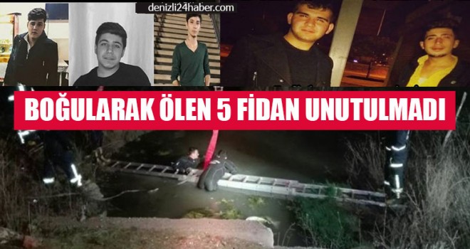 Boğularak Ölen 5 Fidan Unutulmadı
