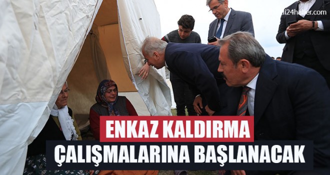 Enkaz Kaldırma Çalışmalarına Başlanacak