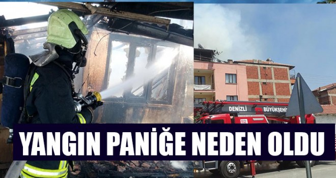 Yangın Paniğe Neden Oldu