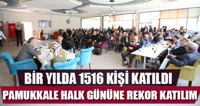 Pamukkale Halk Gününe Rekor Katılım