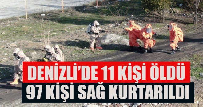Denizli’de 11 Kişi Öldü 97 Kişi Sağ Kurtarıldı