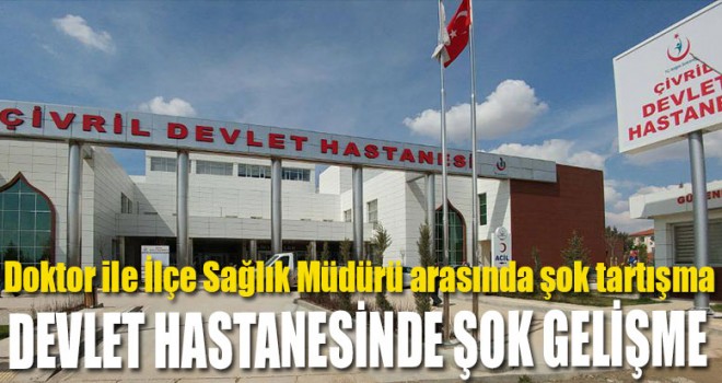 Devlet Hastanesinde şoke eden kavga