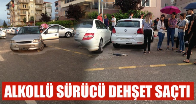 Alkollü Sürücü Dehşet Saçtı