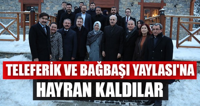 Teleferik Ve Bağbaşı Yaylası'na Hayran Kaldılar