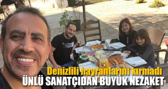 Ünlü Sanatçı Denizlili Hayranlarını Kırmadı