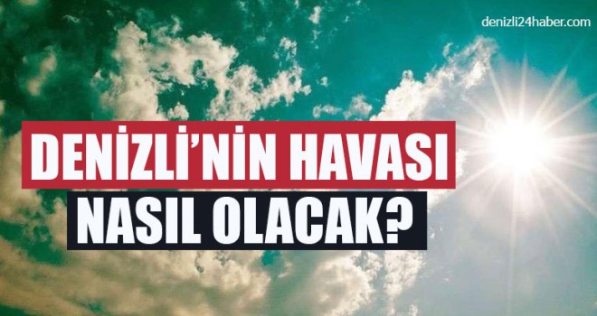 Denizli Hava Durumu(15 Mayıs 2019)