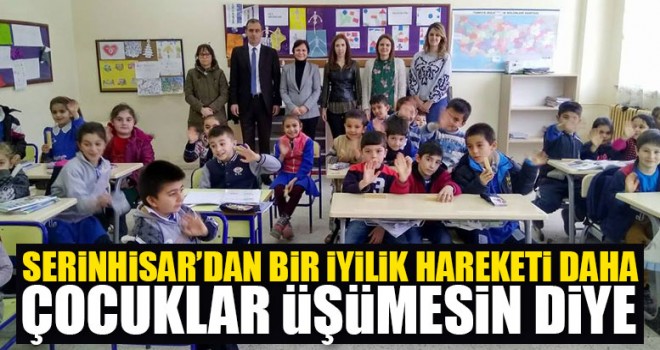 Serinhisar’dan Bir İyilik Hareketi Daha Çocuklar Üşümesin Diye
