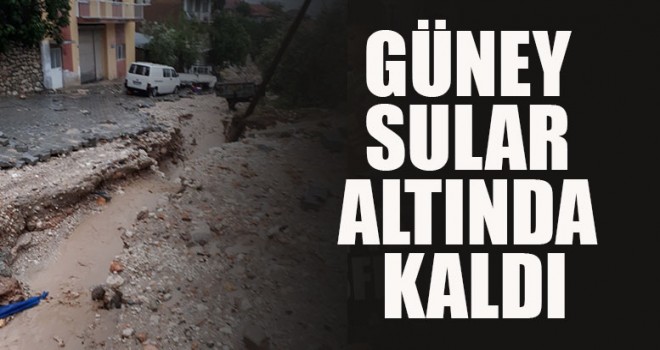 Denizli'nin Güney ilçesinde sel