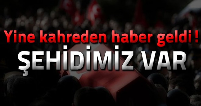 Şırnak'tan acı haber: 1 asker şehit