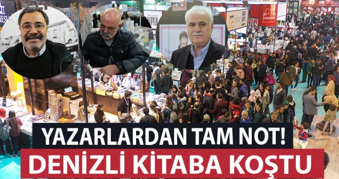 DENİZLİ KİTABA KOŞTU