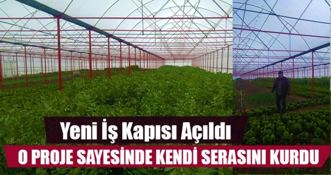 O Proje Sayesinde Kendi Serasını Kurdu