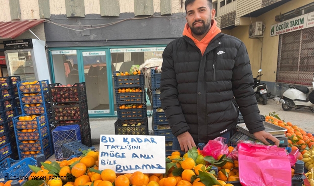 Denizlili genç esnaftan ilginç satış sloganı