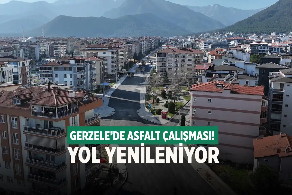 Gerzele’de Asfalt Çalışması Başladı; Yol Yenileniyor!