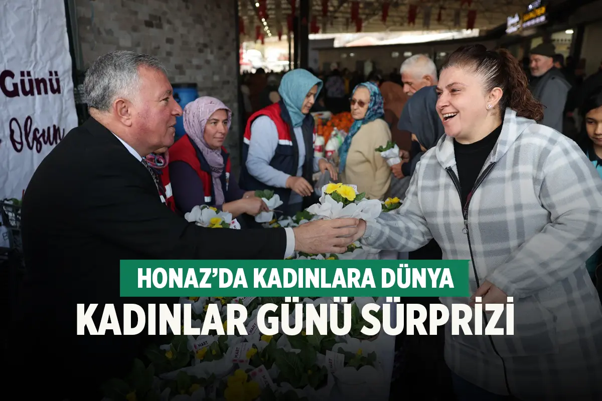 Honaz’da Kadınlara Dünya Kadınlar Günü Sürprizi