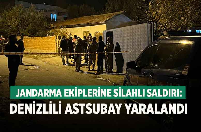 Jandarma Ekiplerine Silahlı Saldırı: Denizlili Astsubay Yaralandı