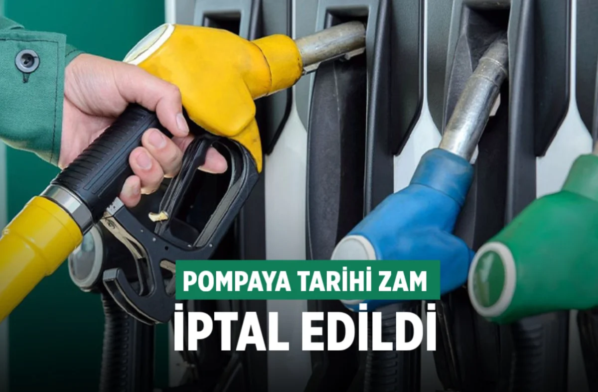 Motorine Beklenen 6,69 TL’lik Zam İptal Edildi