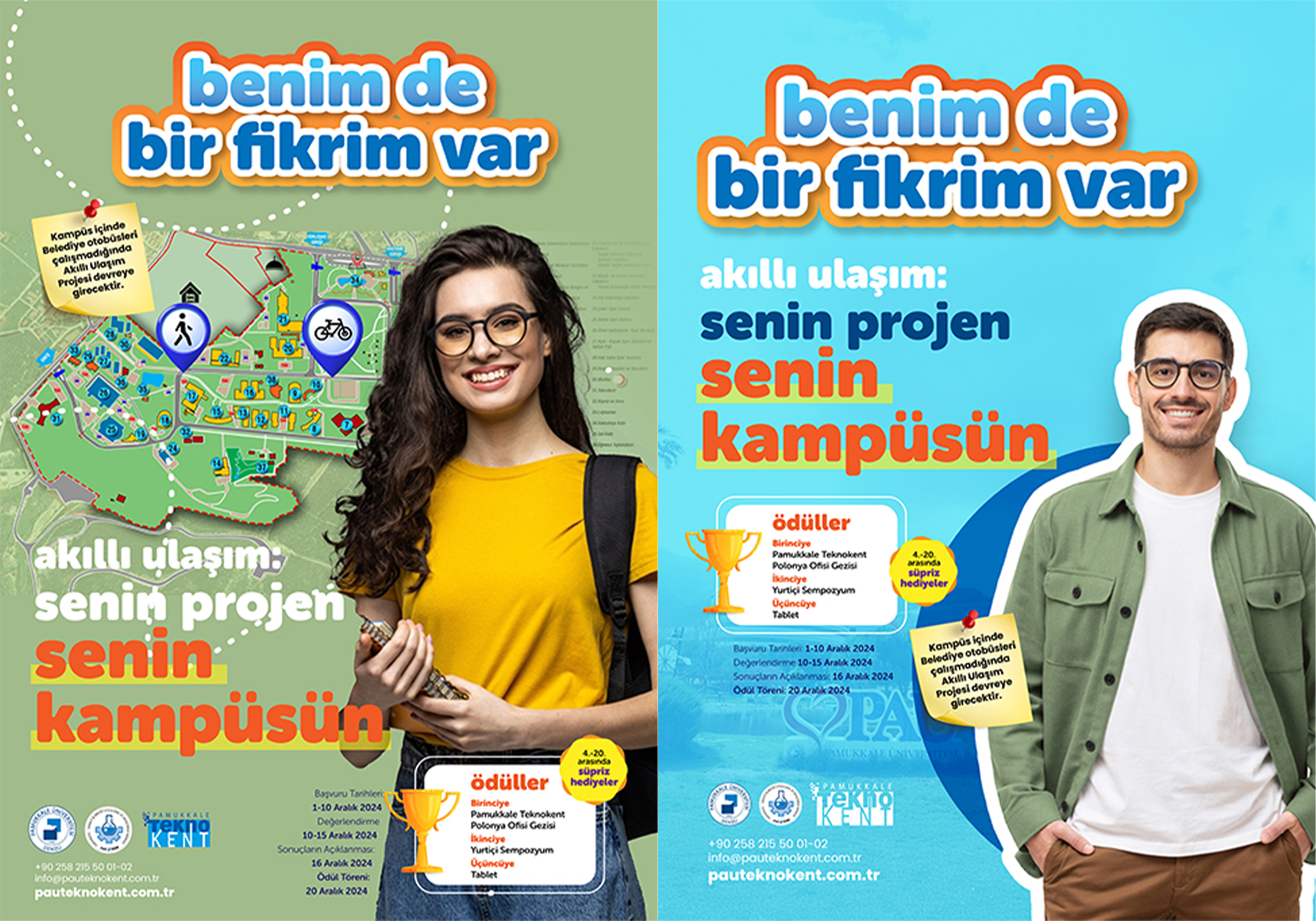 PAÜ, “Benim de Bir Fikrim Var!” Yarışmasıyla Akıllı Ulaşım Çözümleri Arıyor