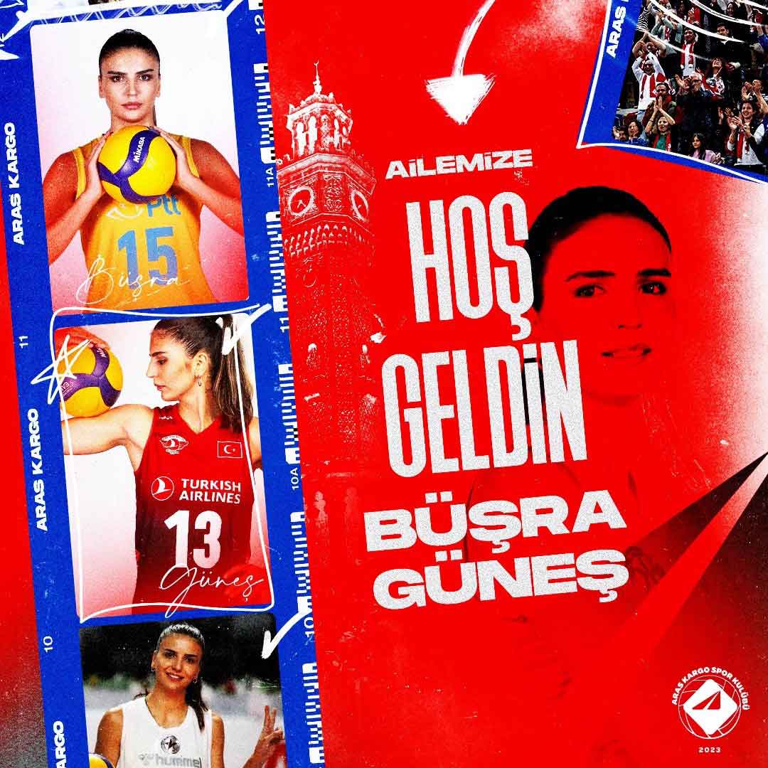 Vodafone Sultanlar Ligi’nde Aras Kargo’dan Yeni Transfer: Büşra Güneş